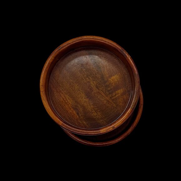 Danish Mid Century Modern Teak Bowls By Benco Denmark Set of 2 - Picture 9 of 16